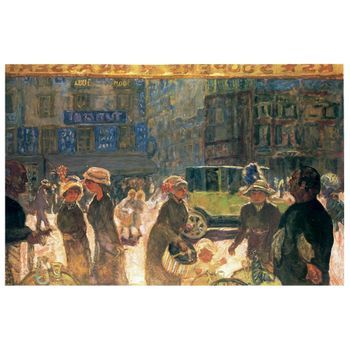 Legendarte - Cuadro Lienzo, Impresión Digital - Place Clichy (1912) - Pierre Bonnard - Decoración Pared Cm. 60x90