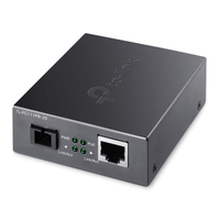 convertidor de fibra tp-link fc111pb-20 single-mode sc wdm bidireccional de 1p rj45 10100 poe a 1p