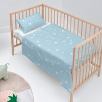 little star juego de sabanas cuna 2 piezas azul