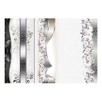 papel pintado 3d - desfile de orquideas 150x105 cm