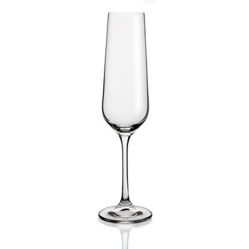 Juego de 6 copas flauta cristal 20 cl