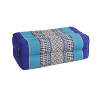 standard - cojin zafu estandar para yoga y meditacion - kapok 100 natural de alta densidad - comodidad y firmeza - estabilidad del asiento - azul oceano - x1