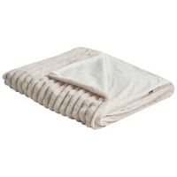 colcha decorativa de tela suave dormitorio 150 x 200 cm beige claro rakya