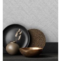 papel pintado vinilico lavable texturizado con ligeros toques metalizados - zayed 680960 de gaulan - rollo de 10 m x 106 m