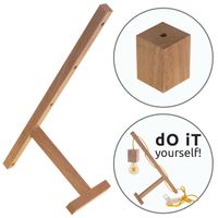 base para sobremesa basic l12xan27xal39cm madera natural