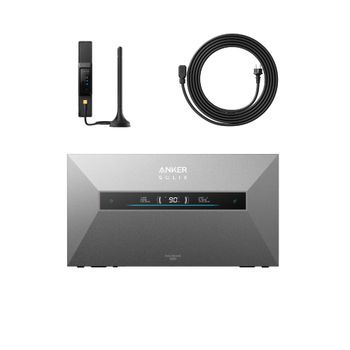 Kit Anker Solix Solarbank Max Ac Con Adaptador Schuko Y Smart Meter Gen 2, Almacenamiento Ca 7kwh