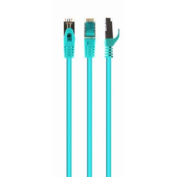 Cable de Red Gembird PP6A-LSZHCU-G-0.25M Cat6a S/FTP RJ-45 0,25m Verde LSZH Oro