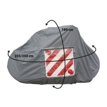 Funda Protectora Para Bicicletas Optima 190 X 300 Cm Gris