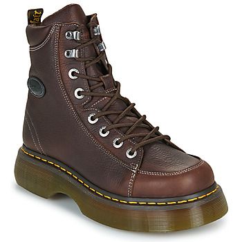 Dr. Martens Botines BUZZ 8 EYE BOOT DARK BROWN GRIZZLY para mujer