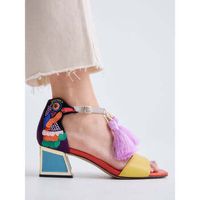 exe shoes sandalias sandalias tacon bajo luisa-310 para mujer