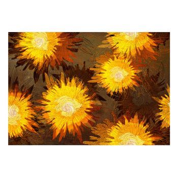 Papel Pintado 3d - Baile De Girasoles (300x210 Cm)