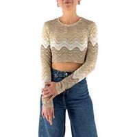 mc2 saint barth blusa crop para mujer