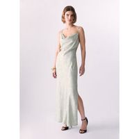 liu jo vestidos vestido largo jacquard para mujer