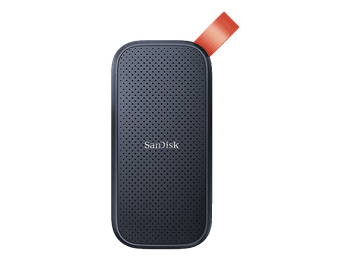 Disco duro SSD externo 2TB - SanDisk Portable SSD, Portátil, USB 3.2 Gen 2, Lectura de hasta 800 MB/s, Gancho goma, Gris