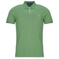 polo ralph lauren polo polo de corte recto ajustado en algodon basic mesh para hombre