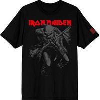 iron maiden camiseta manga larga 50 trooper para mujer