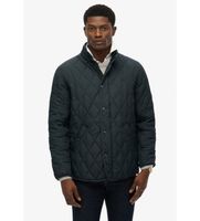 superdry para hombre m5012225a chaqueta quilted estate gris xxl casual poliester