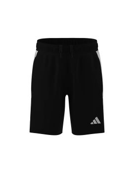 Pantalones de Fútbol adidas Tiro Es Sho Infantil Negro/Negro/Blanco