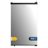 cecotec nevera pequena - frigorifico mini retro 114l - 1 puerta bolero coolmarket tt origin 114 l inox frigorifico sobremesa