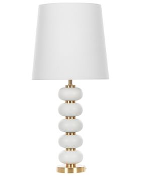Lámpara de mesa  metal blanco