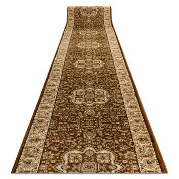 Alfombra De Pasillo Heat-set Royal Agy 0521 Marrón 90 Cm 90x550 Cm