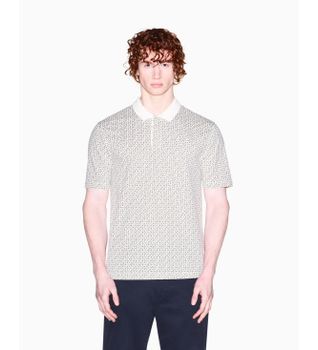 A|X Armani Exchange para hombre. XM000736AF10819F1165 Polo Elástico beige (XL), Casual, Algodón, Manga corta