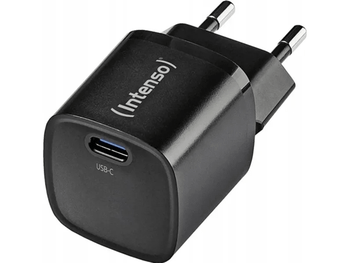 Intenso | Cargador pared GaN W30C² USB-C Negro