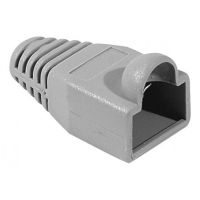 funda sujetacables rj-45 gris generica 10 piezas