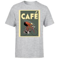 cafe racer mens t-shirt - grey - m - grey