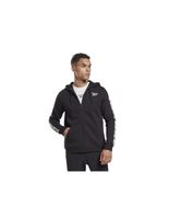 chaqueta de chandal reebok identity tape fz m black