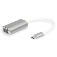 digitus adaptador aluminio usb type-c a vga 20cm