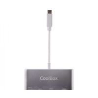 coolbox hub usb-c a 1x usb-c y 3x usb 30
