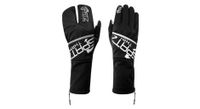 guantes de invierno spatz thrmoz deep con revestimiento cortaviento desplegable negro