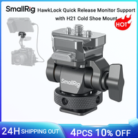 camara smallrig dslr hawklock soporte de monitor de liberacion rapida con soporte de zapata fria h21 doble antorsion abrazadera ajustable para monitor