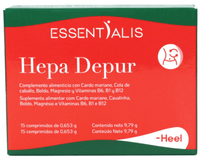 essentialis hepa depur 15 comprimidos