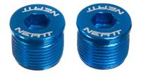 cubiertas de eje de pedal azul neatt attack v2   oxygen v2  x2