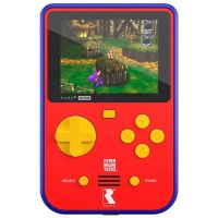 hypermegatech super pocket rare retro portatil 14 juegos preinstalados roja