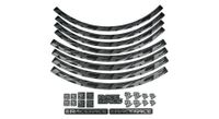 kit de ruedas race face pegatinas gris