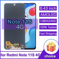 amoled lcd para xiaomi redmi note 11s pantalla tactil digitalizador para redmi note 11s 4g lcd 2201117sy 2201117tg lcd con marco