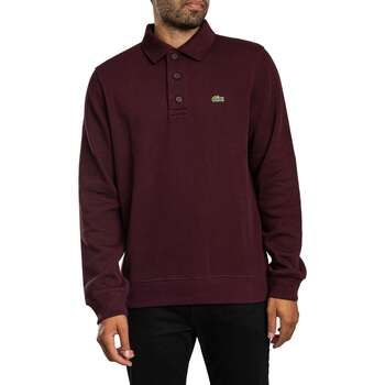 Lacoste Polo Polo de manga larga de algodón acanalado para hombre