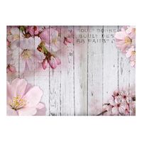 papel pintado 3d - apple blossoms 150x105 cm