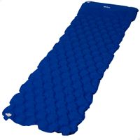esterilla hinchable ultraligera aktive 185x57 cm azul