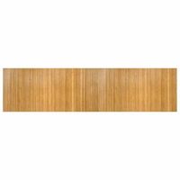 alfombra rectangular bambu color natural 100x400 cm vidaxl