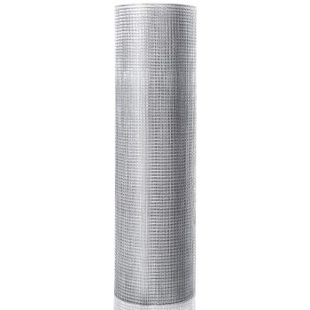 Costway Red 1 x 15 m de Jardín con Hoyos de 7 mm Red de Gallinero Galvanizada con Espesor 23 cm para Cercar Verdura Fruta y Animales Plata