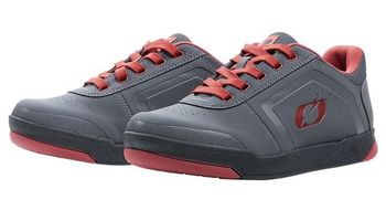 Par de zapatillas mtb o  39 neal pinned flat pedal v 22 gris   rojo