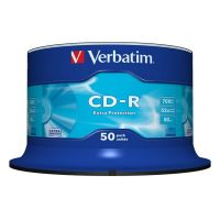 verbatim cd-r 52x 700mb bobina 50 unidades