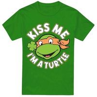teenage mutant ninja turtles camiseta kiss me para hombre