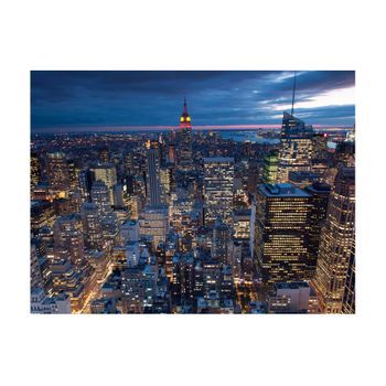 Papel Pintado 3d - Nueva York - Noche (250x193 Cm)