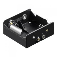 goobay portapilas para 2 pilas fr20hr20lr20 negro