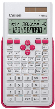 F-715SG white+pink/Scientific Calculator